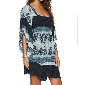 Free People heart of gold hippie boho dress